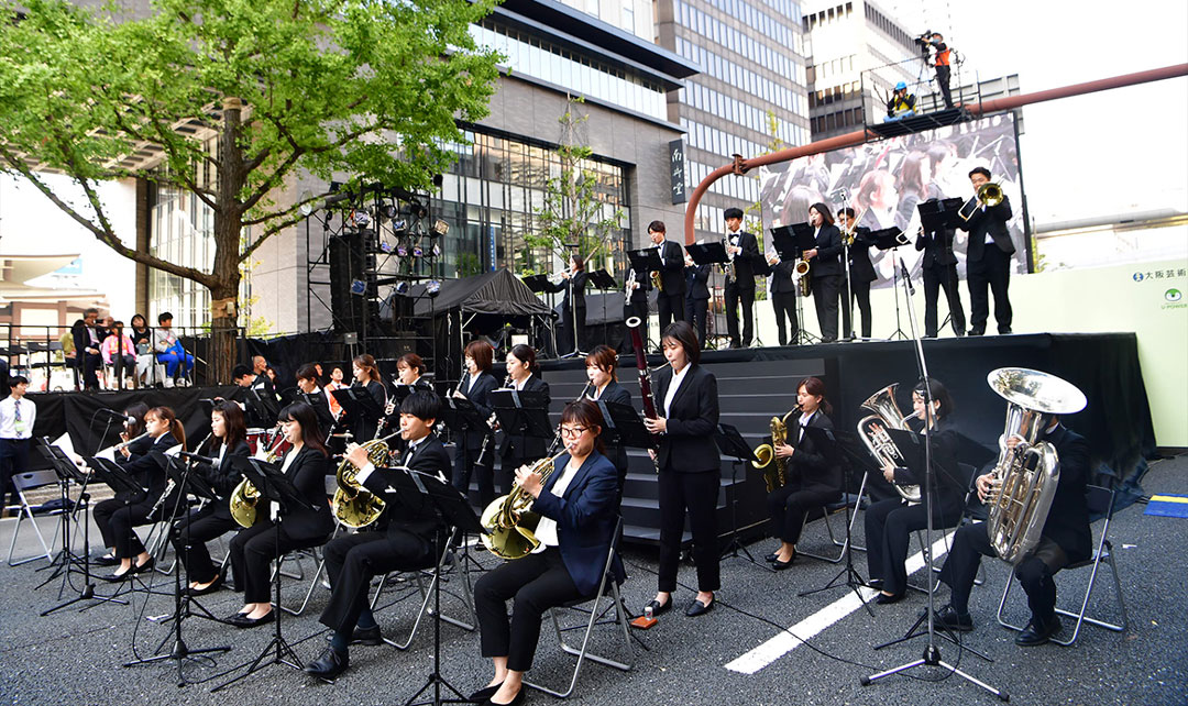 ウェルカム演奏&開幕ファンファーレ(大阪芸術大学 演奏学科 管弦打コース)